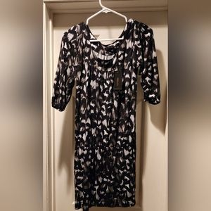 NWT BCBGMAXAZRIA Jungle Feathers Dress XS
